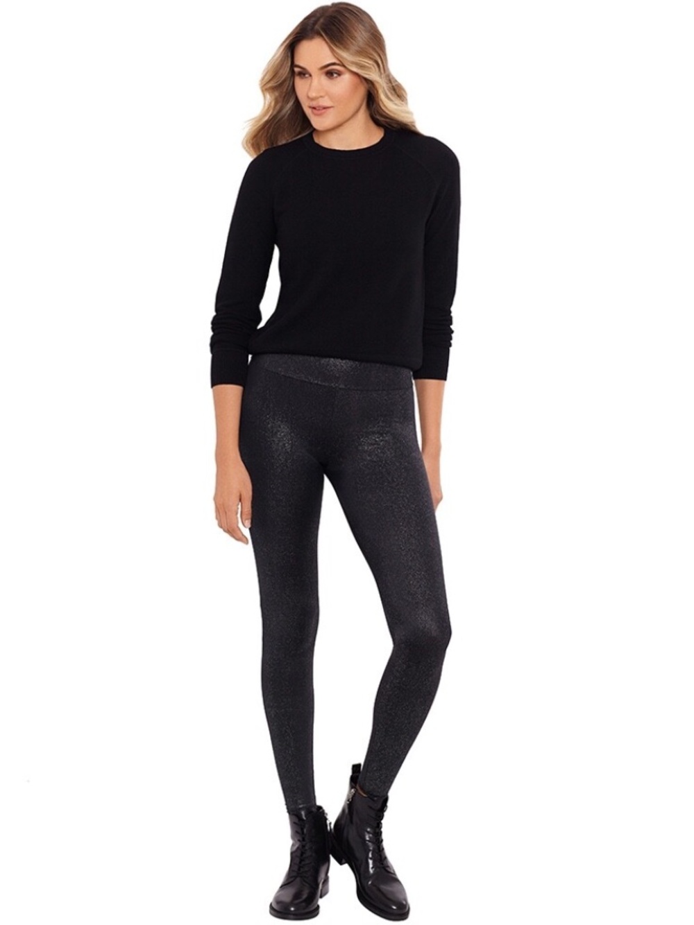 (NWT) Miraclesuit Women's Pixie Dust Shaping Leggings Black M- 2363